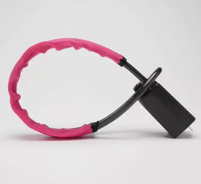 rope steering wheel lock, Car lock - pink