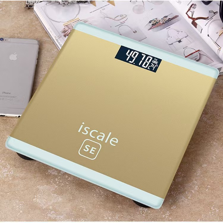 Intelligent Electronic Scale, Household Precision Weight Scale, Human Body Weighing Health Scale, Rechargeable Dormitory Weight Loss Electronic Scale