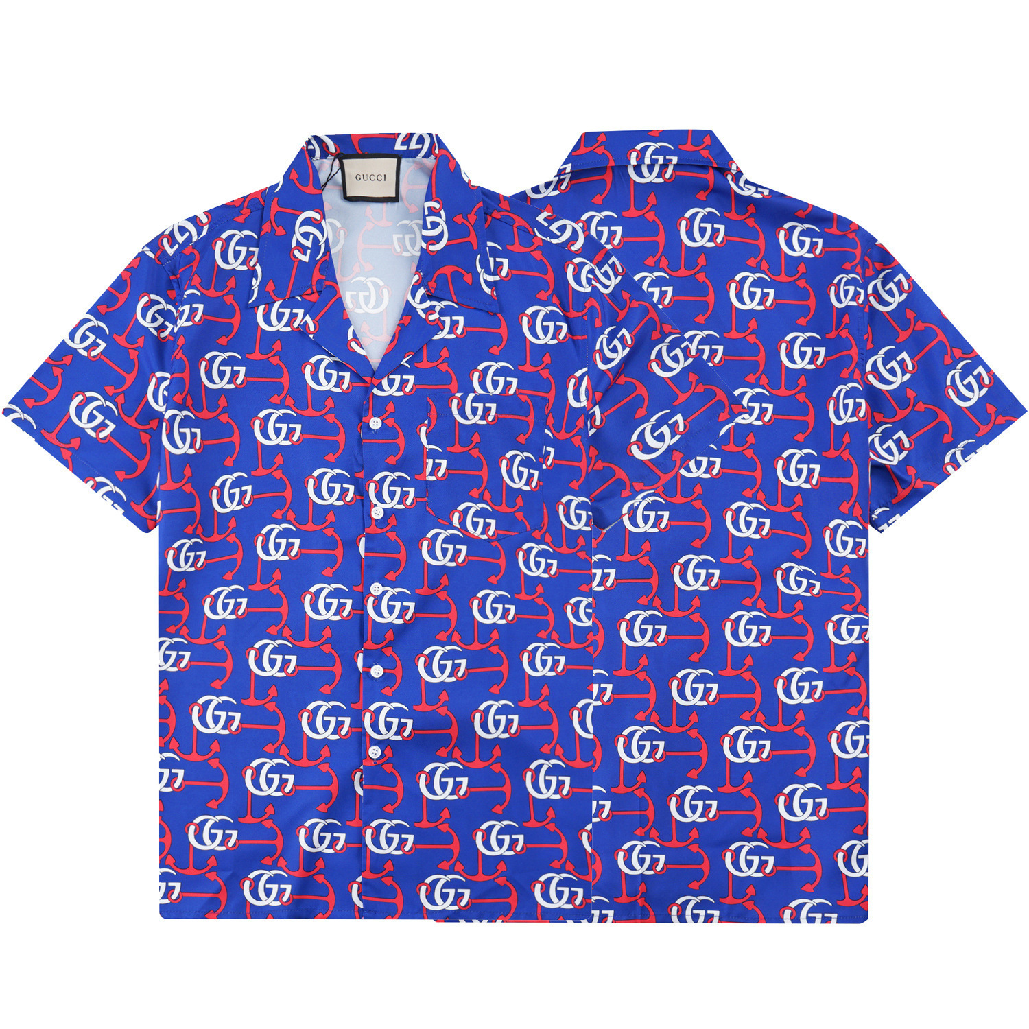 Transfronterizo de verano Amiri set clásico impresión de caju amiri camisa corta casual ropa deportiva para hombres y mujeres