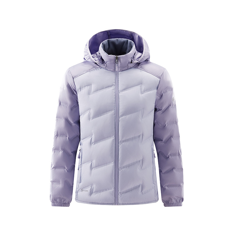 Chaqueta corta de diamante ligera y delgada, chaqueta deportiva con capuz para hombres y mujeres, chaqueta delgada para mujeres, fábrica al por mayor