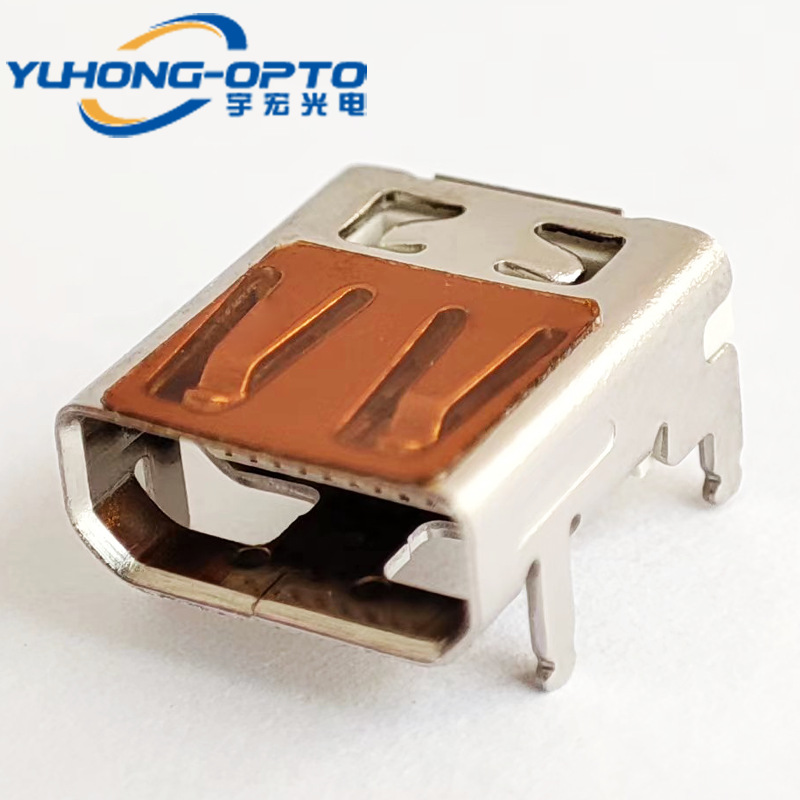 HDMI D母 前插后贴 脚距4.9 01