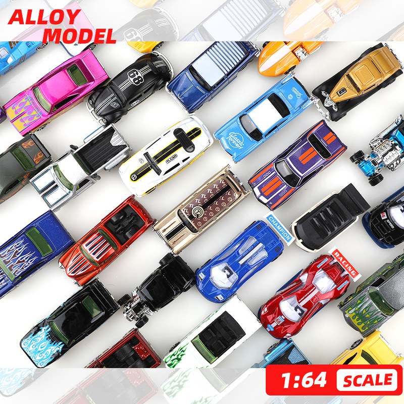 Cross-Border 1:64 Sliding Alloy Toy Car Racing Police Car Model Set for Kidsren and Boys Temu Dropshipping