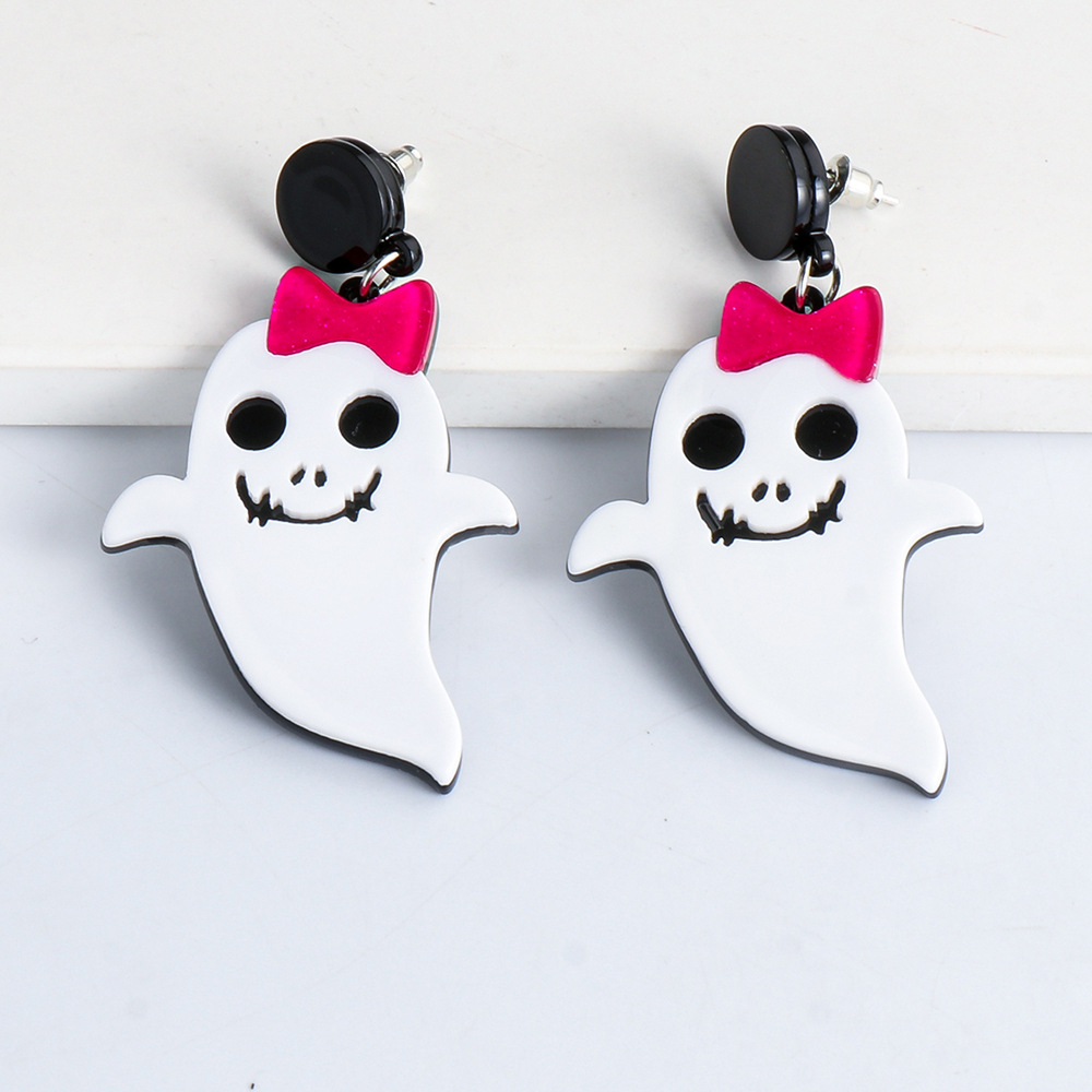 Halloween Geometric Resin Earrings Wholesale Jewelry Nihaojewelry display picture 6