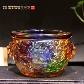 琉璃工艺品;水晶工艺品;镇宅摆件