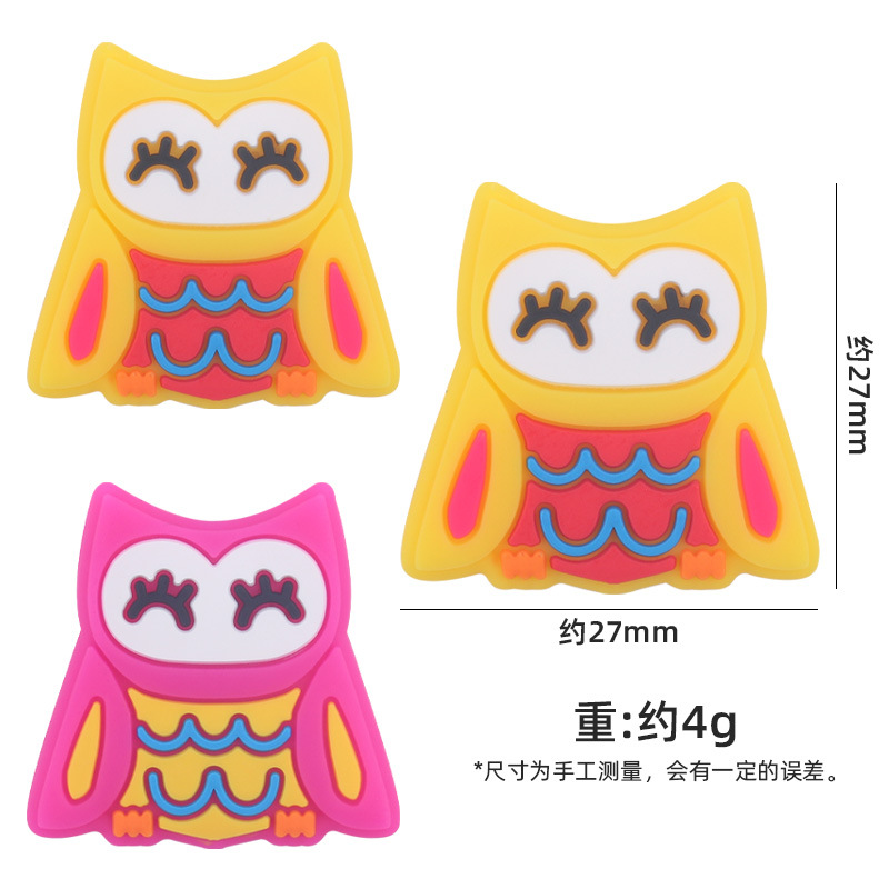 Nuevos suministros para bebés de dibujos animados búho mordedor creativo DIY bebé molar pezón cadena anti-caída cadena Accesorios