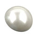 Yisen ESSTUDIO Taiwan bright semicircle silver bottom pearl button Xiaoxiang coat sweater cardigan button