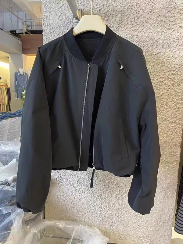 韩系拉链短款棒球服外套女2025秋款新款宽松休闲小个子夹克上衣潮|undefined