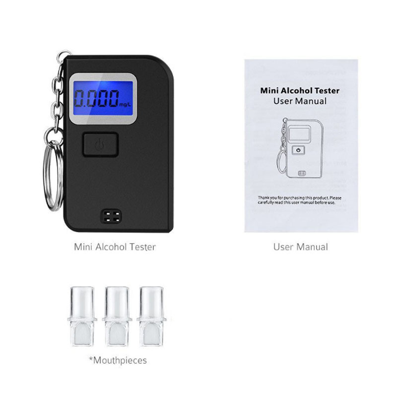 便捷式酒精测试仪 吹气式迷你小型酒精检测仪