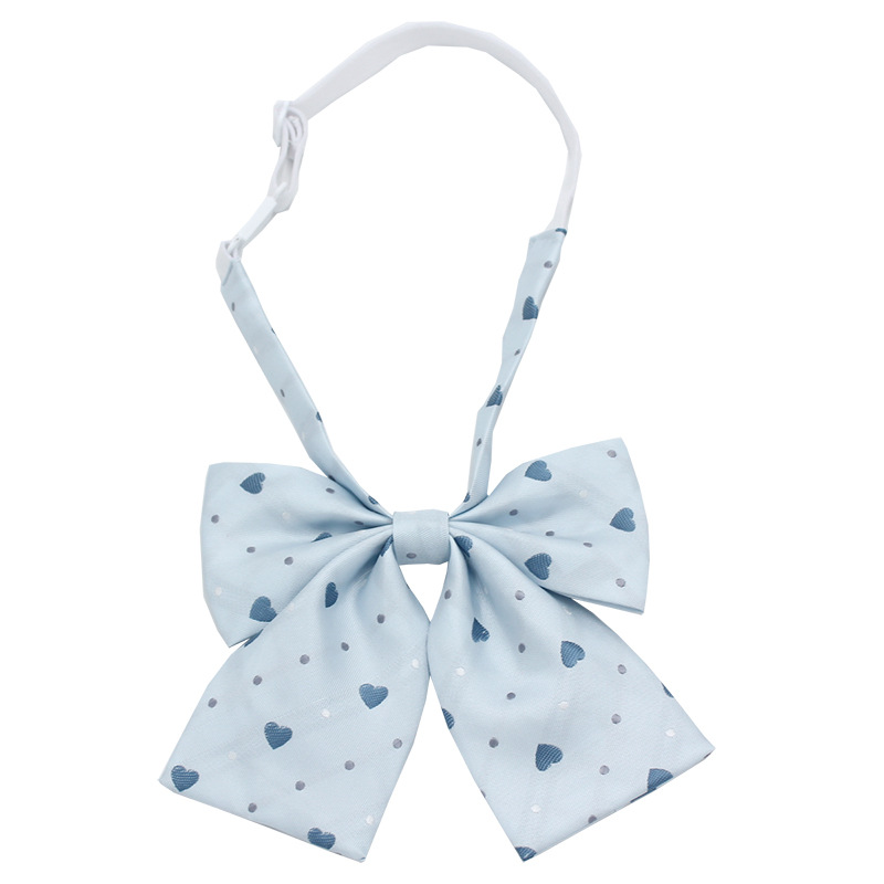 Fabricante en stock amor boxeador pajarita coreana estilo de la Universidad chica lindo arco JK uniforme pajarita collar flor