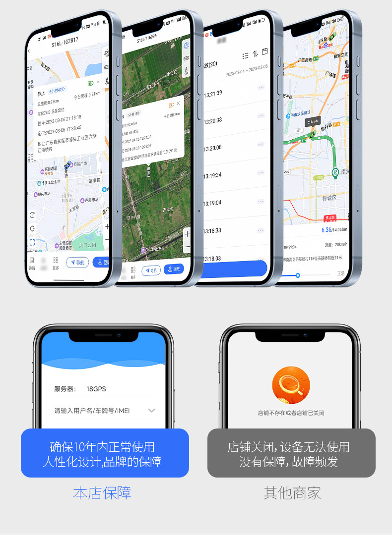 Intelligent Positioning Anti-Lost Device, Car and Motorcycle Gps Locator, Elderly and Pet Tracking Device, Luggage Bag Tracking Gadget, In-Car Use