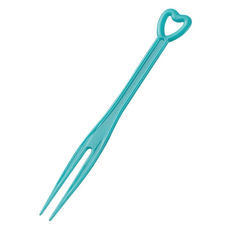 Вилка для фруктов одноразовая в индивидуальной упаковке пластиковая фруктовая палочка вилка для торта прозрачная KTV Коммерческая маленькая вилка фруктовая вилка