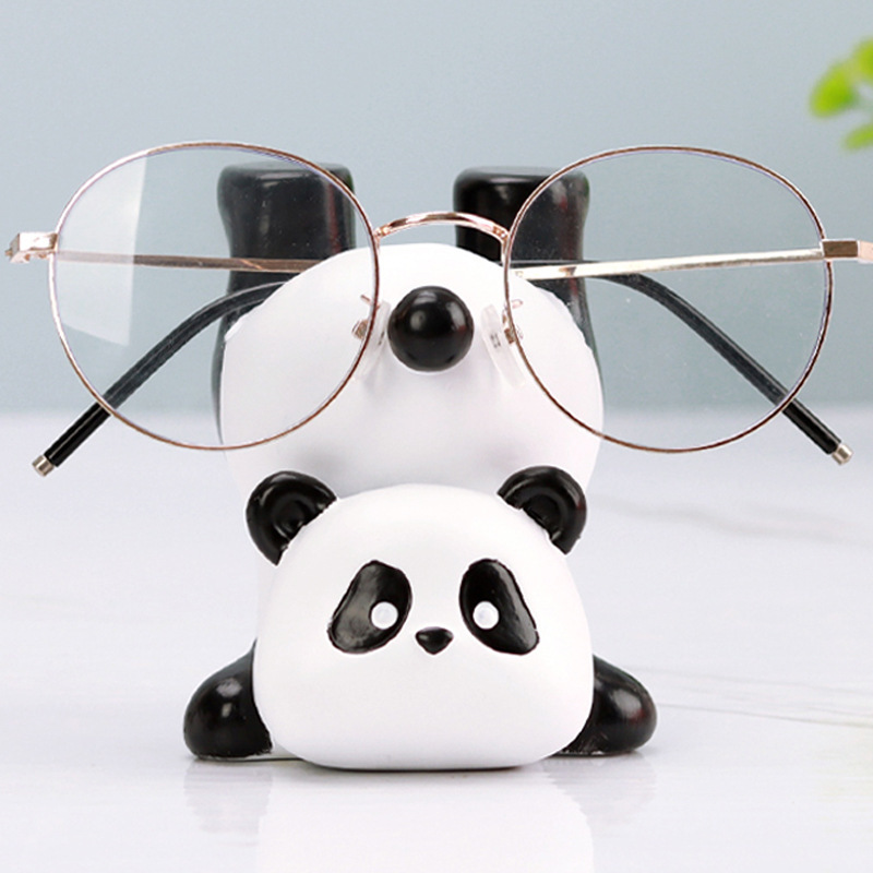 Creative cute panda glasses frame decoration household glasses bracket glasses shop counter props display frame decoration
