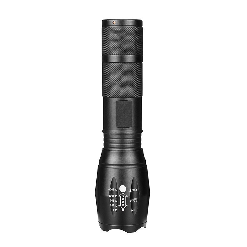 Cross-Border Aluminum Alloy Strong Light T6 Flashlight for Jade Special Purple Light Banknote Detector Lamp 395 Uv Flashlight