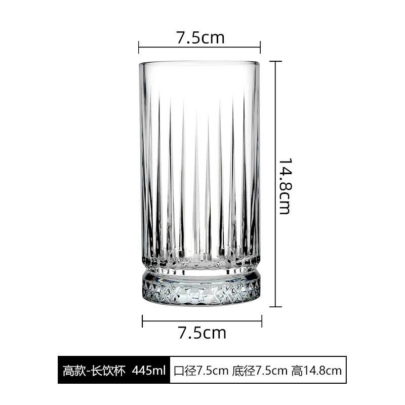 Creativa descompresión de vidrio de whisky vidrio casero vidrio red taza de vino clásico bar de degustación