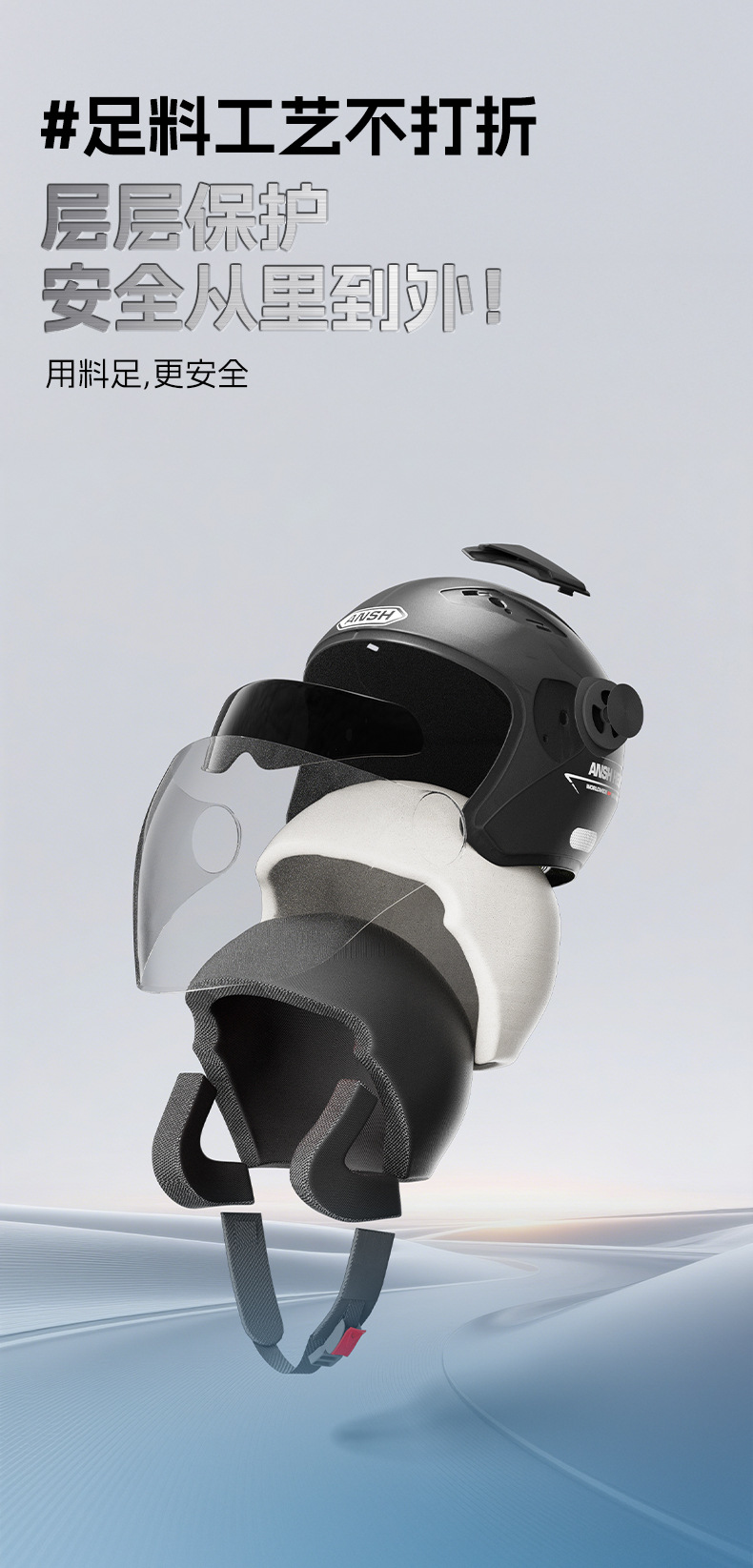 3C Certified New National Standard Electric Motorcycle Dual-Lens Helmet for Women and Men, Half-Face Electric Scooter Helmet for Autumn and Winter, Warm and Safe Helmet