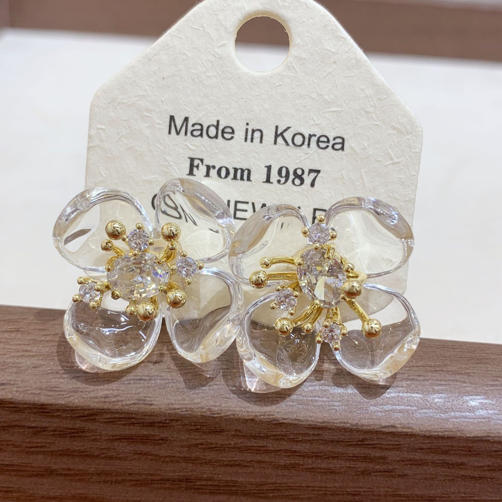 H0452 골든플라워 귀걸이