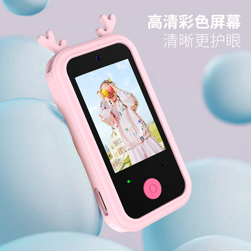 跨境新款触摸儿童手机照相机儿童相机可录像高清双摄儿童玩具相机