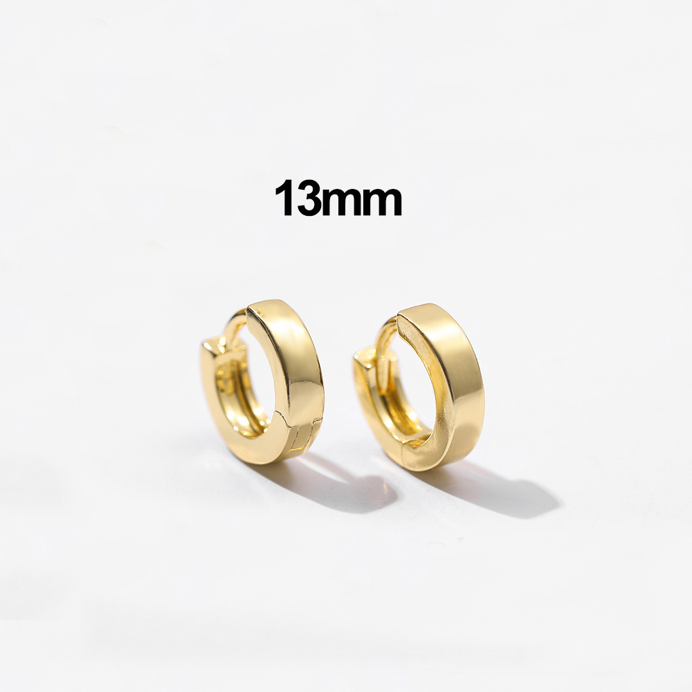 Retro C Shape Plating Alloy No Inlaid Earrings display picture 14