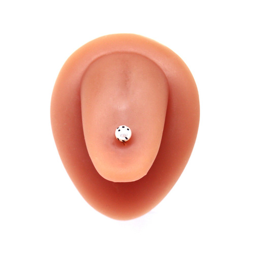 Gaibei European and American cross-border fruit tongue nail strawberry cute niche tongue nail European and American piercing jewelry cross-border factory direct sales