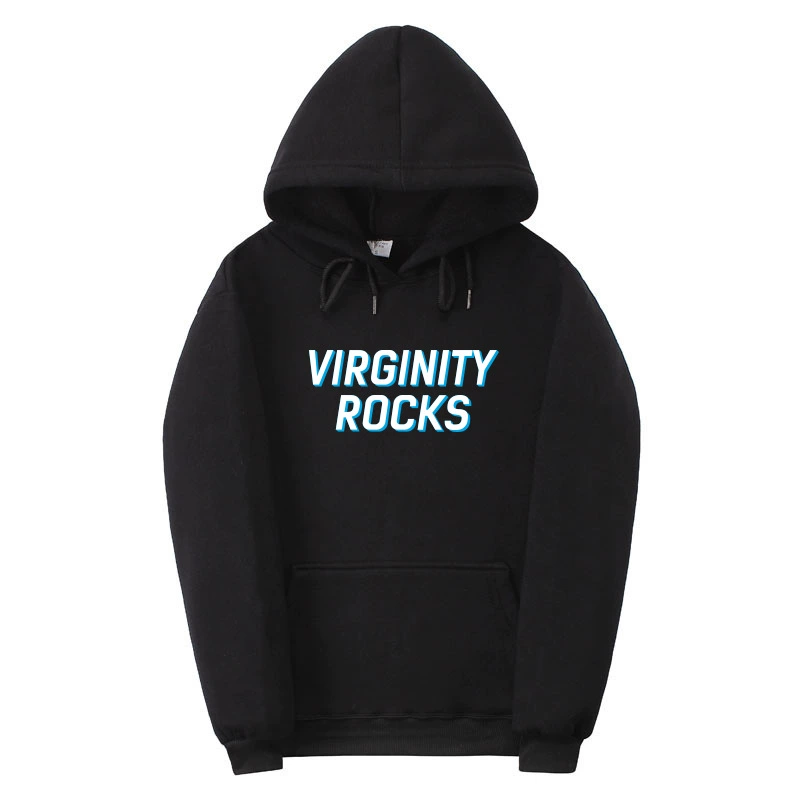 Свитер из ткани 220 г AliExpress Европейская и американская мода VIRGINITY ROCKS свитер с капюшоном на флисовой подкладке для мужчин и женщин
