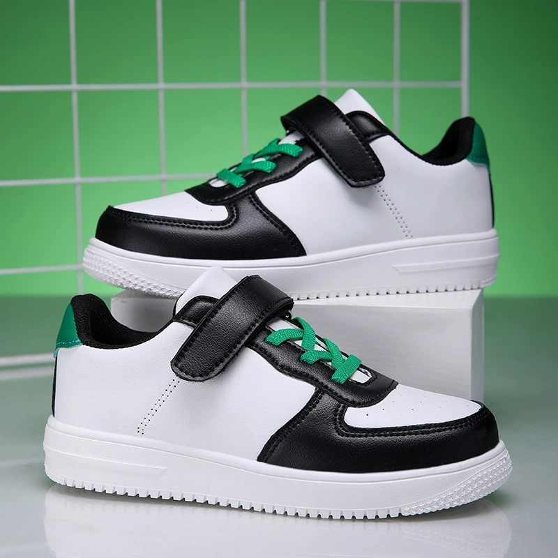 Новая спортивная обувь для мальчиков 2024 Кожаная водонепроницаемая