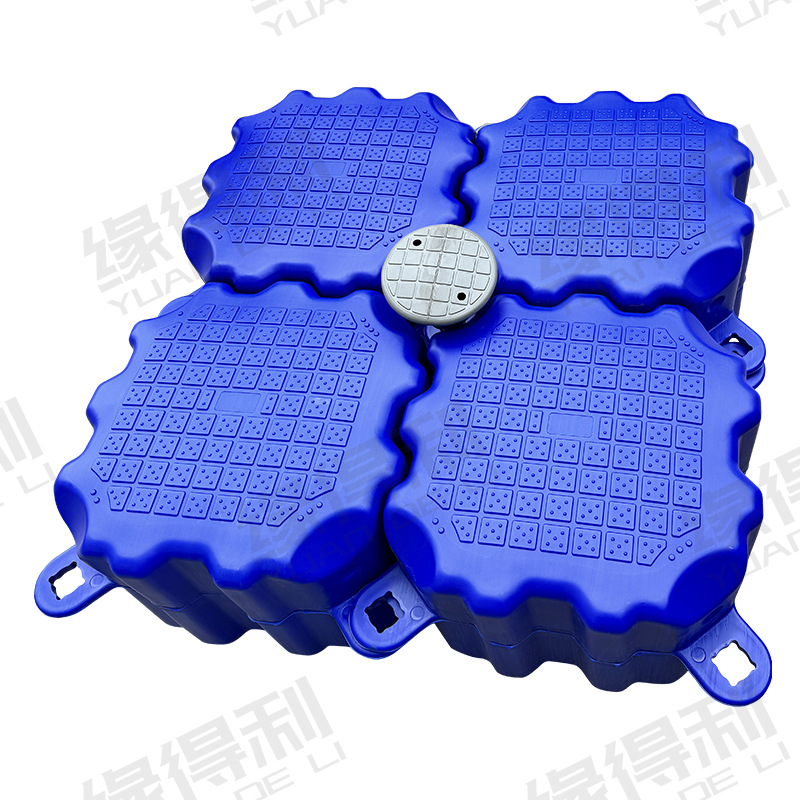 Water floating buoy plastic floating platform breeding fishing boat parking berth floating platform floating dock 5
