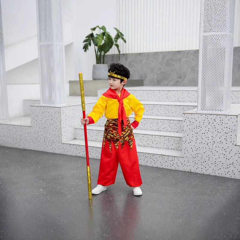 Children's Sun Wukong Costume Set, Monkey King Outfit, Monkey Performance Costume, Journey to the West Sun Wukong Costume