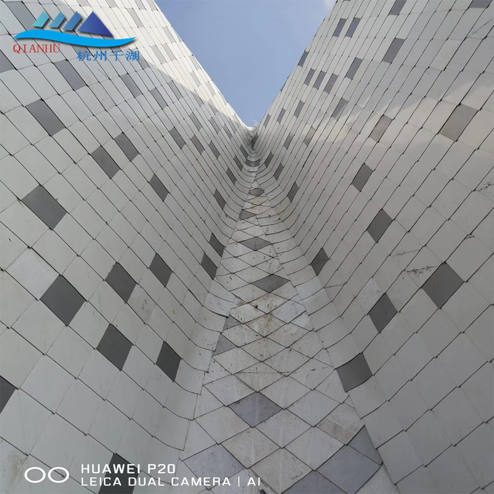 铝镁锰板/钛锌板 平锁扣/菱形锁扣瓦片幕墙系统