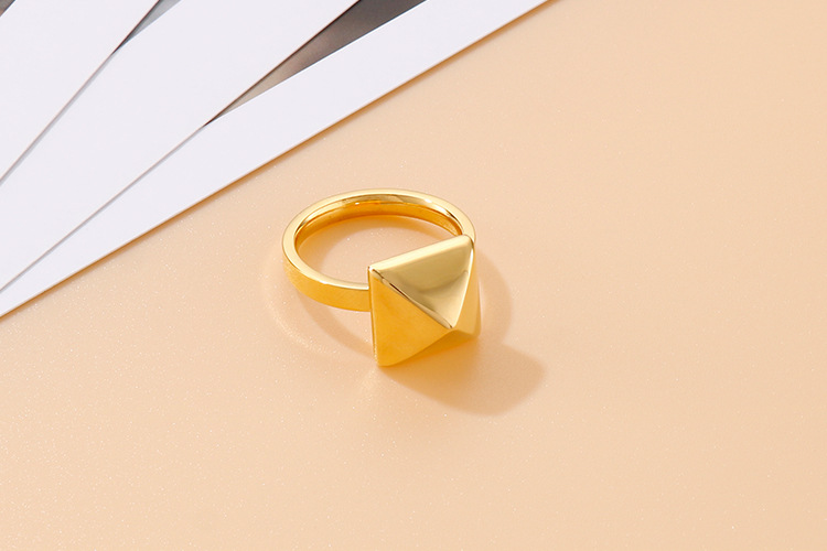 Stainless Steel 18K Gold Plated Fashion Geometric No Inlaid display picture 5