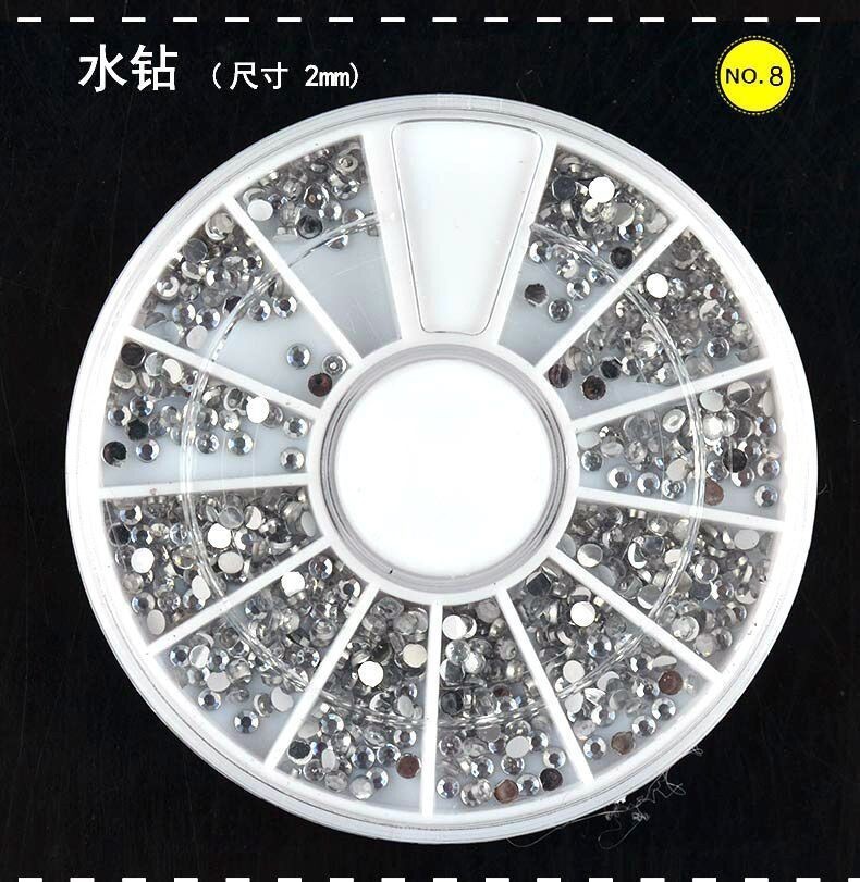 12 색 실버 다이아몬드
