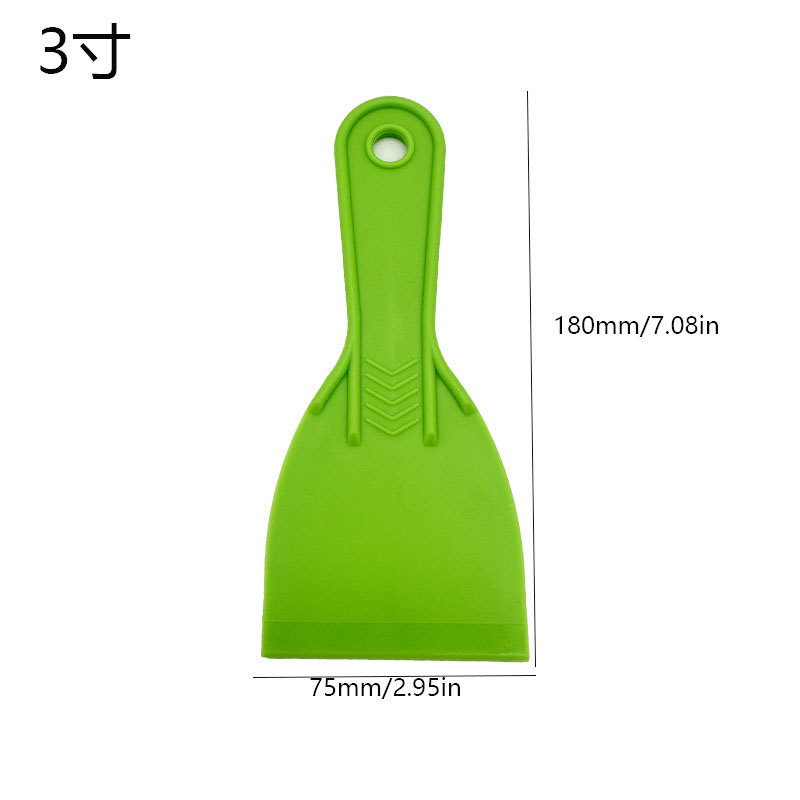 3inch 녹색 플라스틱 퍼티 나이프