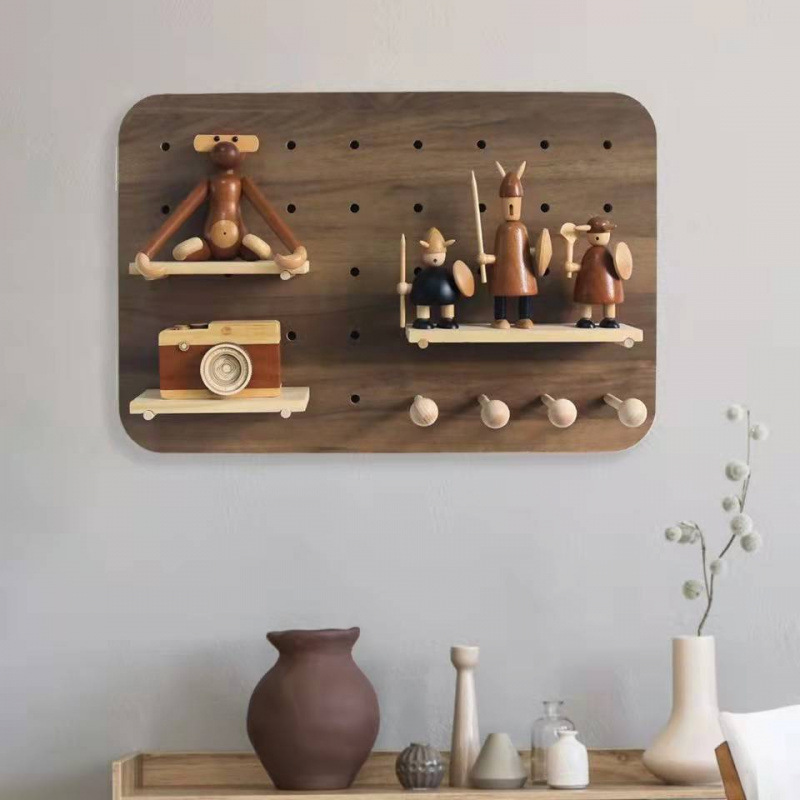 Nordic Perforated Board Electric Meter Box Decorative Painting, No-Drill Electric Box Cover Shelf, Wall-Mounted Cover Box Decorative Rack