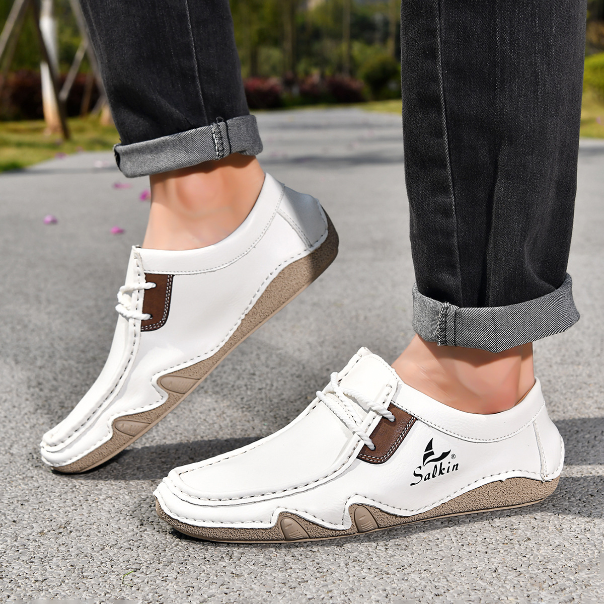 Scarpe casual da uomo low-top modello martin con polpo_voghion.com
