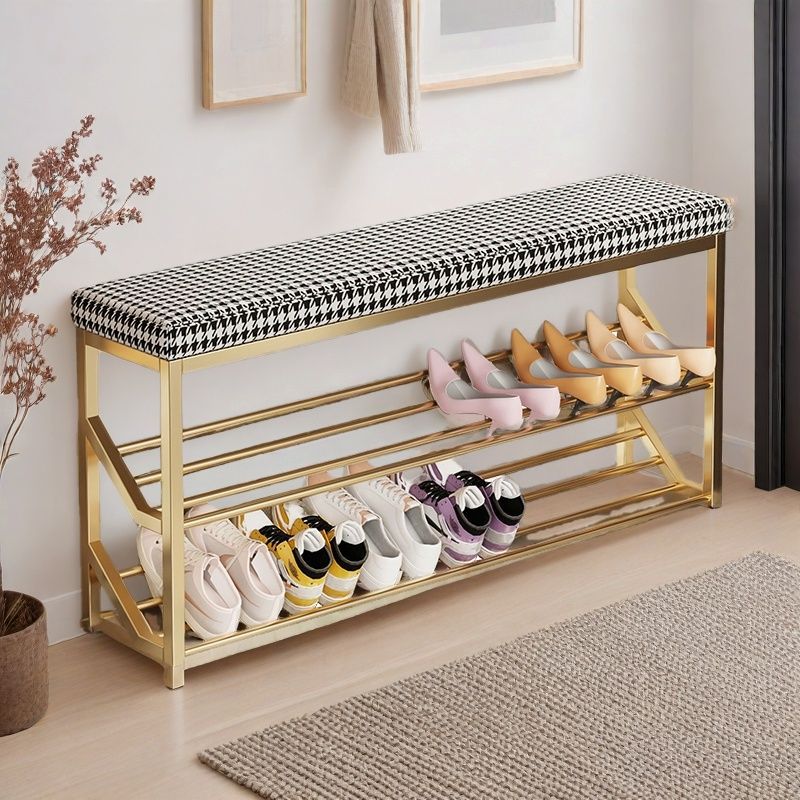 门口换鞋凳可坐穿鞋凳入门轻奢鞋架简易鞋柜免多层收纳鞋货架工厂