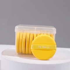 12 pieces of puff air cushion loose powder puff liquid foundation sponge powder cake non-eating powder dry and wet use super soft makeup tool