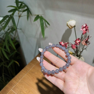 Jin Yu Tang Xinjiang Hetian Yu expensive cold beauty senior mysterious ice smoke purple bracelet you deserve