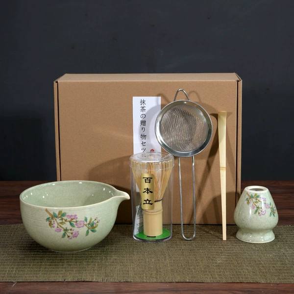 Matcha, tea cup, set, box