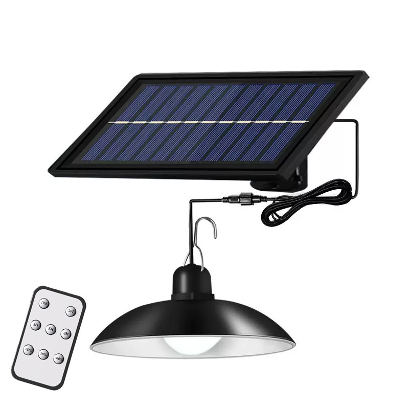 Nuevo tipo de lámpara solar dividida lámpara de iluminación doméstica al aire libre un remolque dos lámpara de iluminación de patio camping al aire libre lámpara de campamento