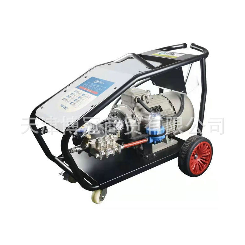 超高压清洗机大功率喷砂除锈除漆商用剥树皮物业养殖场洗车机水泵