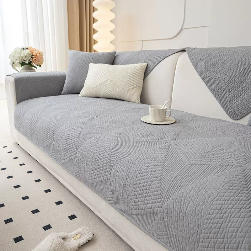 sofa cover scandinavian four‑season non‑slip seat protector, pillow/pillowcase options, multiple sizes