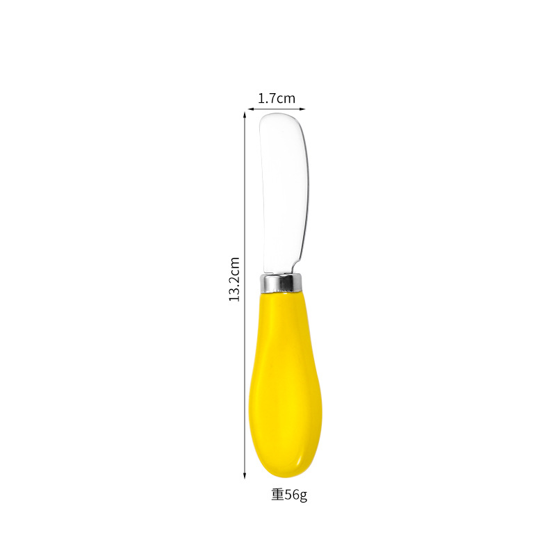 Amarillo - cuchillo de aguacate de mango cerámico 430