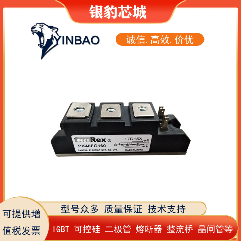 PK40FG40 PK40FG60 PK40FG80 PK40FG120 PK40FG160全新可控硅模块