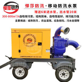 悍莎动力高扬程水泵 水泵扬程70米 500m 柴油机水泵生产厂家现货