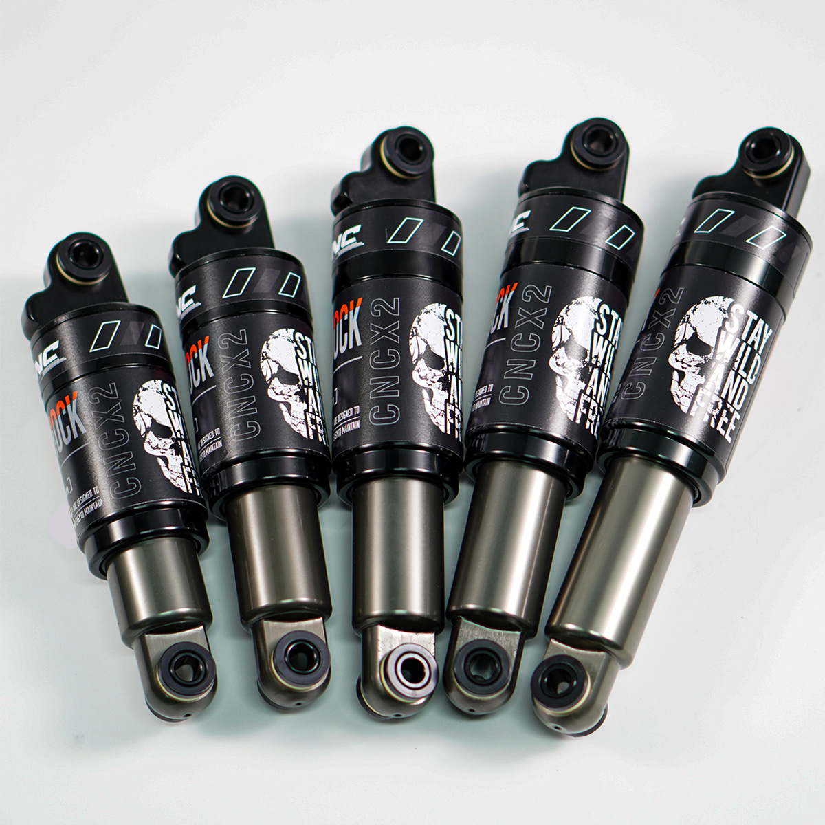 CNC bicicleta de montaña bicicleta trasera liner bicicleta de montaña aceite muelle amortiguador plegable scooter de presión de aceite amortiguador trasero