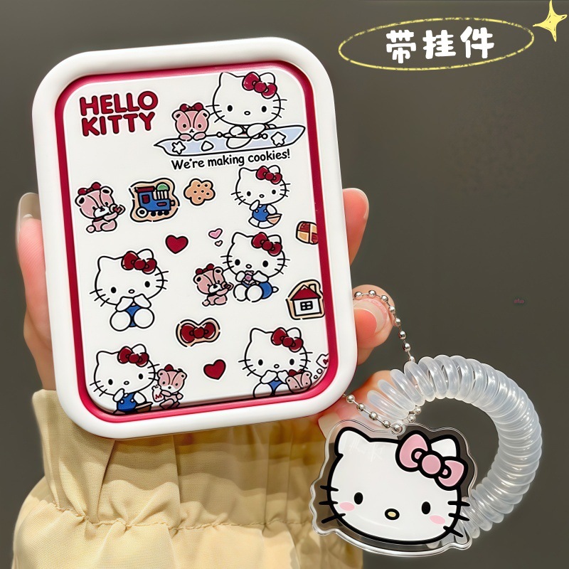 Hello Kitty, Japanese handheld folding cute mirror for students