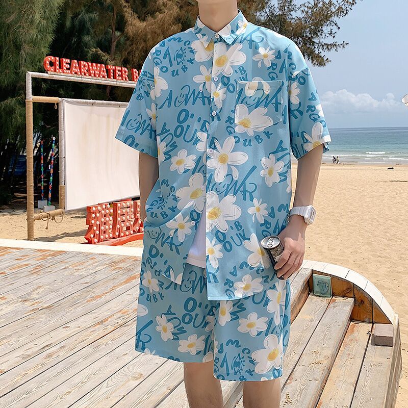 TZ066 비치 슈트 블루