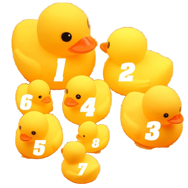 Игрушка для ванны B.Duck, желтая утка для плавания, антистресс