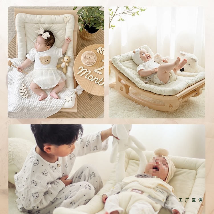 Baby Rocking Chair, Baby Coaxing Sleeping Recliner, Baby Coaxing Sleeping Chair, Newborn Rocking Bed, Non-Electric Cradle Soothing Chair