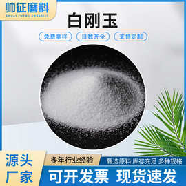厂家白刚玉80目抛光喷砂用白刚玉 酸洗白刚玉号砂配重铁砂白刚玉
