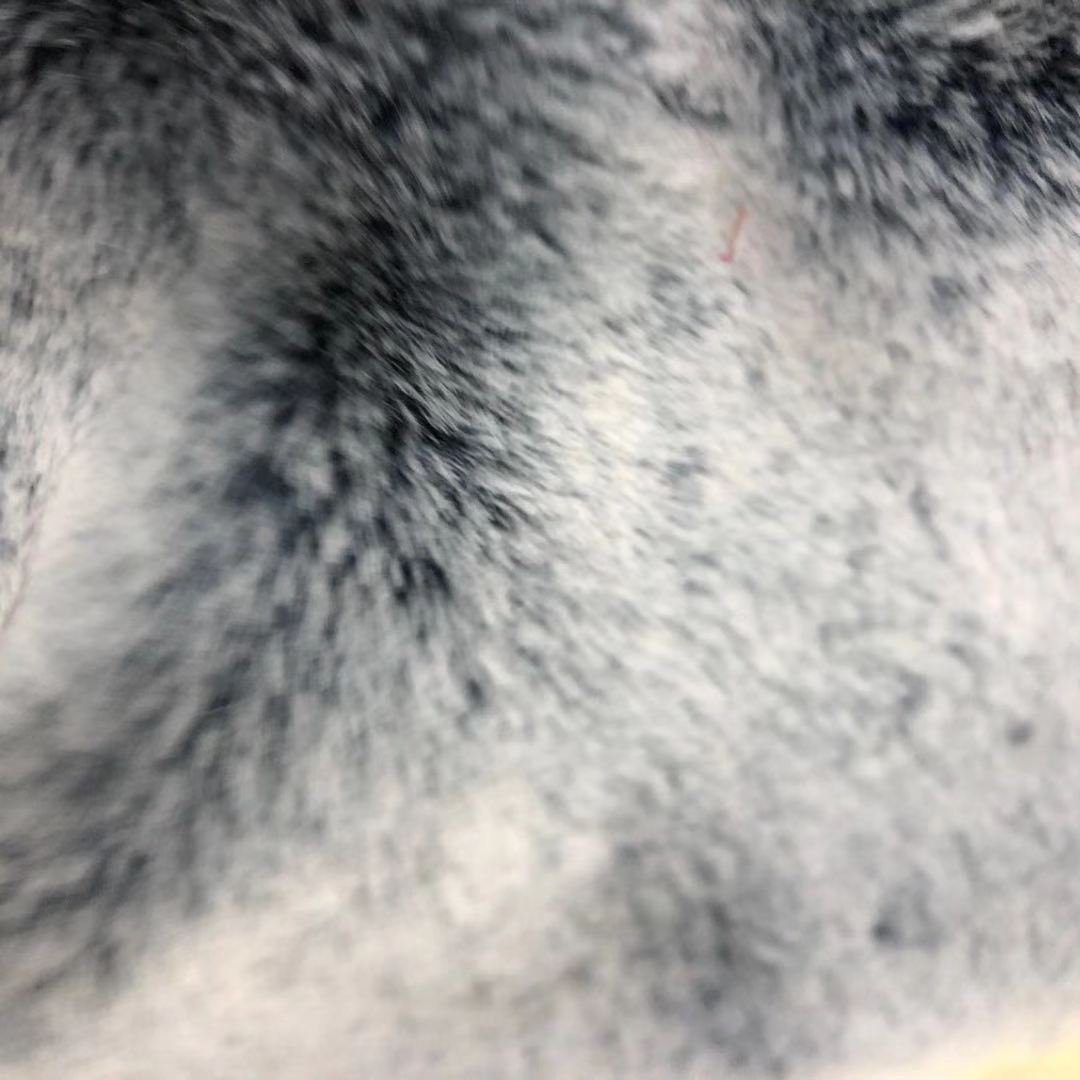 800G gran cabello de conejo blanqueado tallado cabello de conejo de dos colores cabello de conejo crema de hierba ropa de juguetes tela de peluche